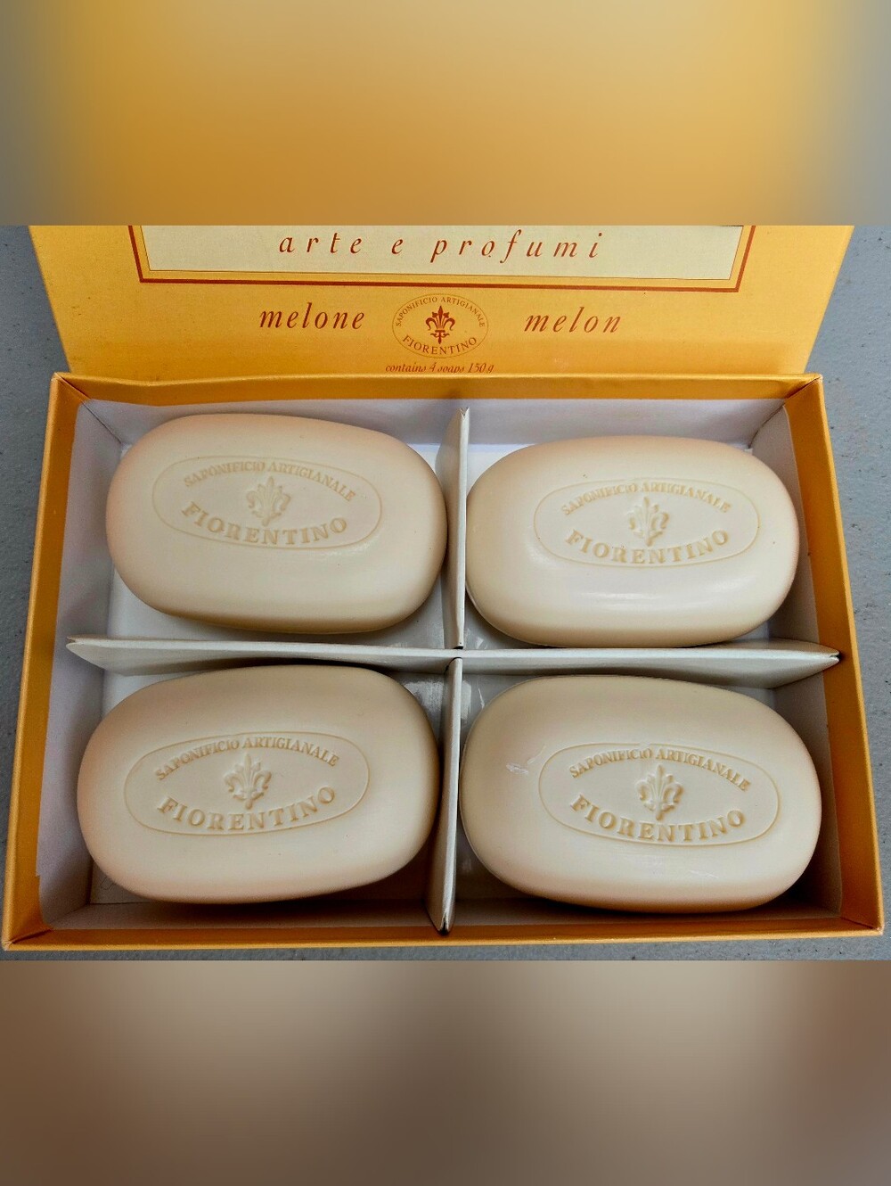 SAPONIFICIO ARTIGIANALE FIORENTINO Soap Arte e Parfumi Melone Melon Set